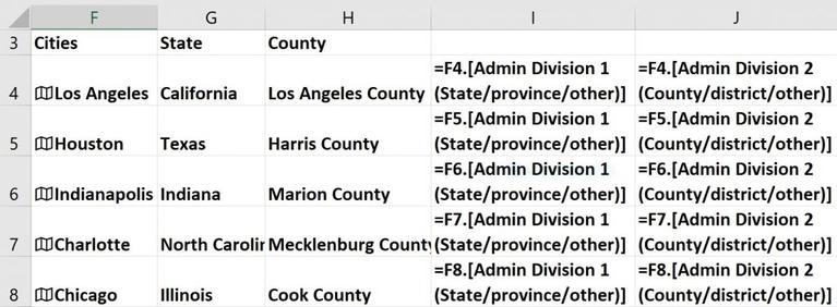 Excel’s New Geographic Data Types  Becker