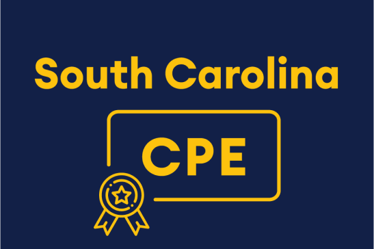 South Carolina CPE Requirements