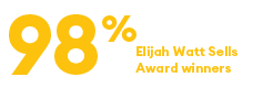 98 percent of elijah watt sells award winners