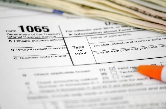 Image of IRS Form 1065 